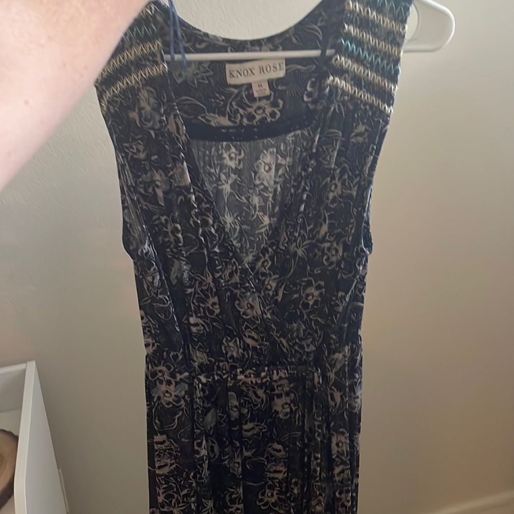 Sleeveless boho dress